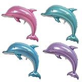 🐬【Luftballons Kindergeburtstag】VIKY Dieser Ballon eignet sich perfekt für Meeres-Mottopartys, Babypartys, Tier-Mottopartys, deko kindergeburtstag, poolparty deko, dekoration für baby- & kleinkinderzimmer, tropische hawaiianische Sommerpartys und andere Anlässe. Er ist die perfekte Wahl, um Überraschungen zu schaffen und Ihnen unvergessliche Erinnerungen zu hinterlassen.