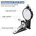 Coolmusic DD8 Electric Drum Set Electronic Kit with Mesh Head 8 Piece, Drum Throne, Sticks Headphone and Audio Cable Included, More Stable Iron Metal Support Set