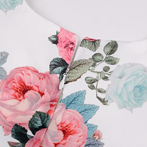 Bunny Lulu Knee-Length Girls Dress Sloping Shoulder Bridesmaid Wedding Princess Children's Bow Birthday Ball Party Show Evening Lavender (7-8Years, Dusty Rose 2) #TOP5