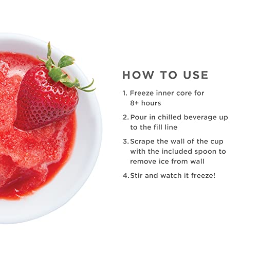 image for ZOKU Jumbo Slush and Shake Maker, Compact Make and Serve Cup with Free