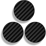 3 Pack Genuine Carbon Fiber Expandible Collapsible Mobile Phone Grip Stand Holder for Smartphone Tablet Cell Phone Accessory - Black Twill
