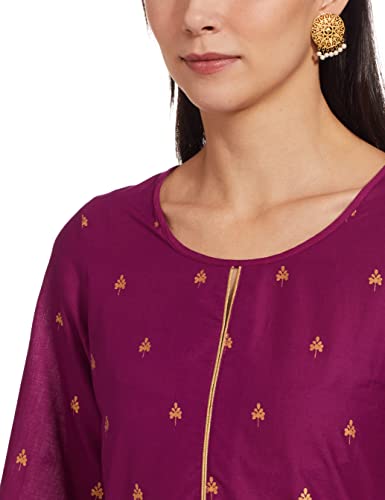 Image of Rangriti Blue Straight Kurta for Women