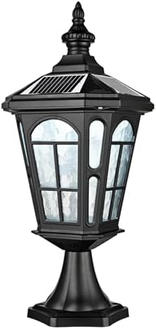 HOLKIRT Solar Post Light Outdoor Solar Cap Light Exterior 4-Color...