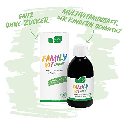 Vitaminsaft für Kinder NICApur Multivitamine FamilyVit liquid