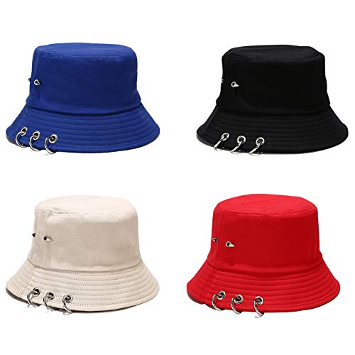 Sombrero Bucket con Remaches Metal para Playa y Viaje miniatura 2