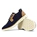 Mens Casual Oxfords Walking Shoes Fashion Mesh Dress Business Sneakers Work Comfortable Lightweight Soft Sole Dark Blue