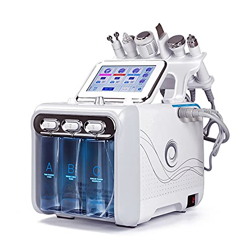 Hydrogen Oxygen Facial Beauty Machine 6 in 1 Multifunctional Vacuum Face Cleansing Machine Profession Skin Rejuvenation Small Bubble Device