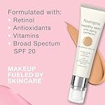Neutrogena Healthy Skin Anti-Aging Perfector Tinted Facial Moisturizer and Retinol Treatment with Broad Spectrum SPF 20 Sunscreen with Titanium Dioxide, 10 Ivory to Fair, 1 fl. oz - Image 2