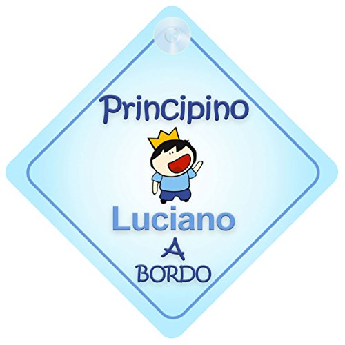 Principino Luciano / adesivo bimbo / bambino /