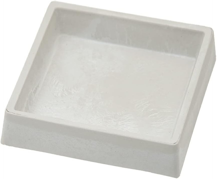 Richell 171590 Botanical Square Plate, Type 10 (Plate Only, Planter Sold Separately), White, 1 Piece, For Botanical Square Pots, Gardening, Gardening, Flowerpot, Saucer, Pot Holder, Square, Stylish, Indoor Botanical Plastic Size: 4.5 x 4.5 x 0.7 inches (11.5 x 11.9 x 1.9 x 9 cm), Inner Dimensions: 9 cm) Height: 1. 5(cm) Material: Polyethylene