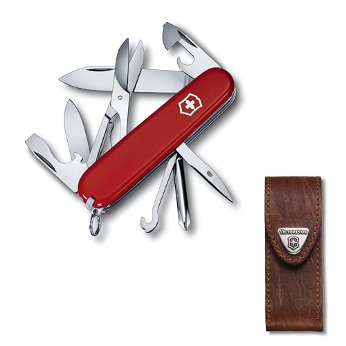 VICTORINOX(ビクトリノックス) スーパーティンカー レッド 多機能 ナイフ アウトドア キャンプ プラスドライバー はさみ付き 14機能を搭載したスイス製マルチツール 【国内正規品 保証付】 1.4703