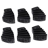 gazechimp 6Pcs Coussinets en Caoutchouc pour Pieds de Tambour, Support de Cymbale Tampon de Tambour Coussinet de Pied