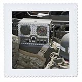 Square dimensions (in inches): 6 L x 6 W, image dimensions (in inches): 4 L x 4 W 100% poloyester; image is soft to touch. Made in USA Edges have pinking shear cut Image will not fade with washing. Image not a transfer, part of material