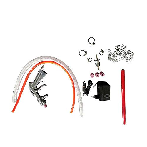 9TRADING Portable 25 Gallon Bench Top Air Sandblasting Cabinet Sandblaster with 4 x Nozzles