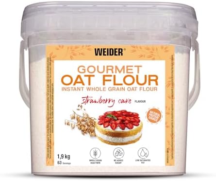 Weider Oat Gourmet Harina de Avena Integral, Fuente de Proteína c...