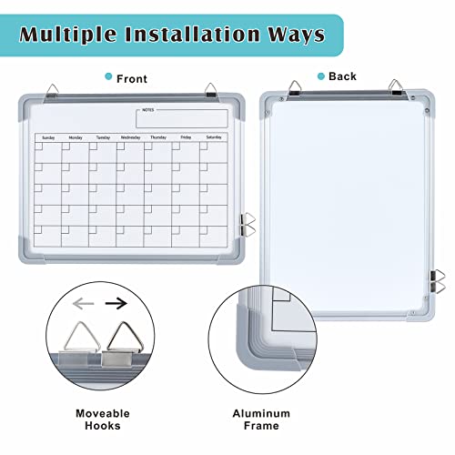 Portable Magnetic Whiteboard With Stand, Double-Sided Dry Erase Board 16" X 12" For Kids Desk, Small White Board For Office, Home, School, Classroom #TOP1
