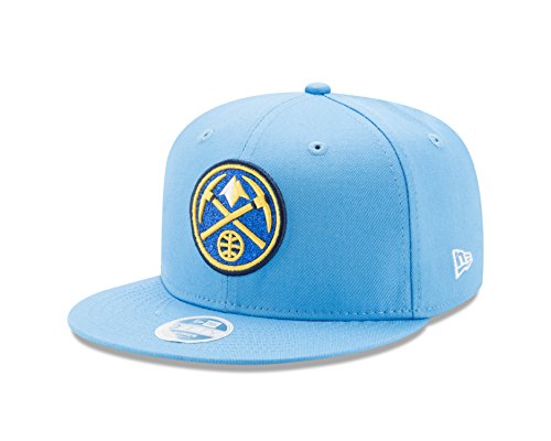 NBA Denver Nuggets Women's Team Glisten Snap 9FIFTY Cap, One Size, Blue