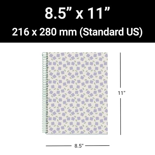 Cahier à 4 sujets violet pour ne plus mélanger vos notes de réunion