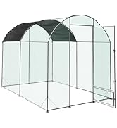 BingoPaw ペット ケージ 鶏 ステンレス 鶏小屋 ウサギ 犬 カバー付 Amazon | BingoPaw 鶏小屋 キット 屋外用鶏ケージ 超大型 フェンス