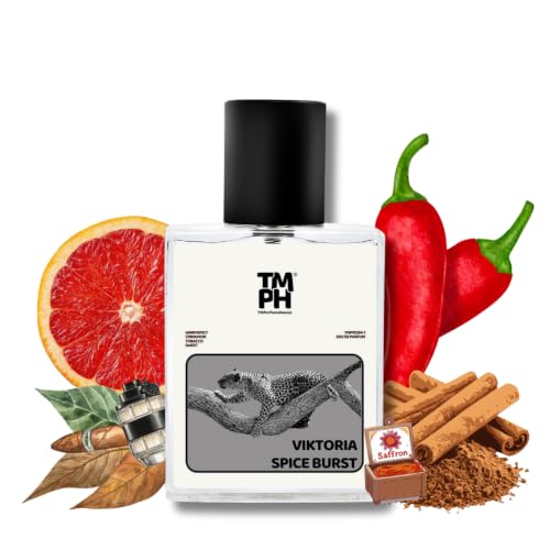 Image of TMPerfumehouseViktoria spice burst EDP for Men | Spicy, Woody & Long Lasting Perfume Spray | Warmspicy, Cinnamon & Sweet Fragrance | Luxury Gift for Him | TMPH | 50ml