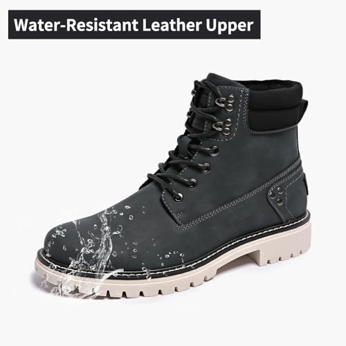 Image of Mens Snow Boots Fur Lined Hiking Boots Waterproof Anti-Slip Outdoor Climbing Shoes