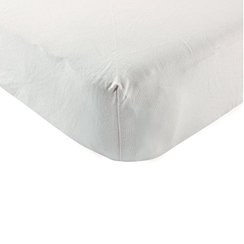 Image of Touched by Nature Unisex Baby and Toddler Organic Cotton Crib Sheet, Light Gray, One Size