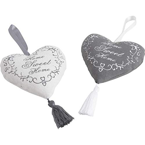 Coeur à Suspendre Blanc ou Gris - Gris