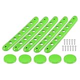 X AUTOHAUX 5pcs Door Handle Insert Decorative Strip Trim with Push Button Cover for Jeep Wrangler 4...