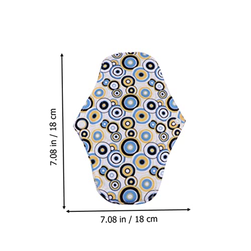 15 Peças Pano lavável de carvão de bambu absorvente higiênico à prova de vazamento respirável tia to