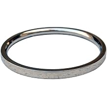 Spiritual World Stainless Steel 6mm Flat Master Kada for Men & Women