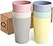 shopwithgreen 6 pcs tasse 400ml Unzerbrechliche Cup aus Gesunde PP für Erwachsene und Kinder- Wiederverwendbar Becher für Heißgetränke, Kaffee, Tee Milch, Kakao, ​Mikrowellen- & Spülmaschinenfest