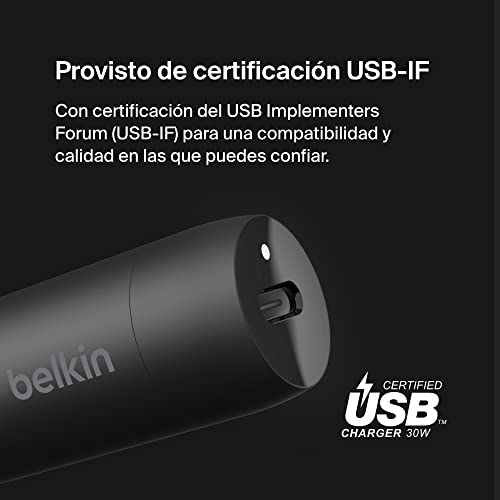 Cargador coche 30W Belkin soluciona la batería baja de tu iPhone 14 mientras conduces 3