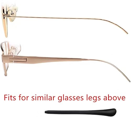 Miniatura 5 de BEHLINE Puntas de silicona suave para gafas, 1 par de calcetines antideslizantes para lentes de sol, ganchos deportivos para las orejas, retenedor