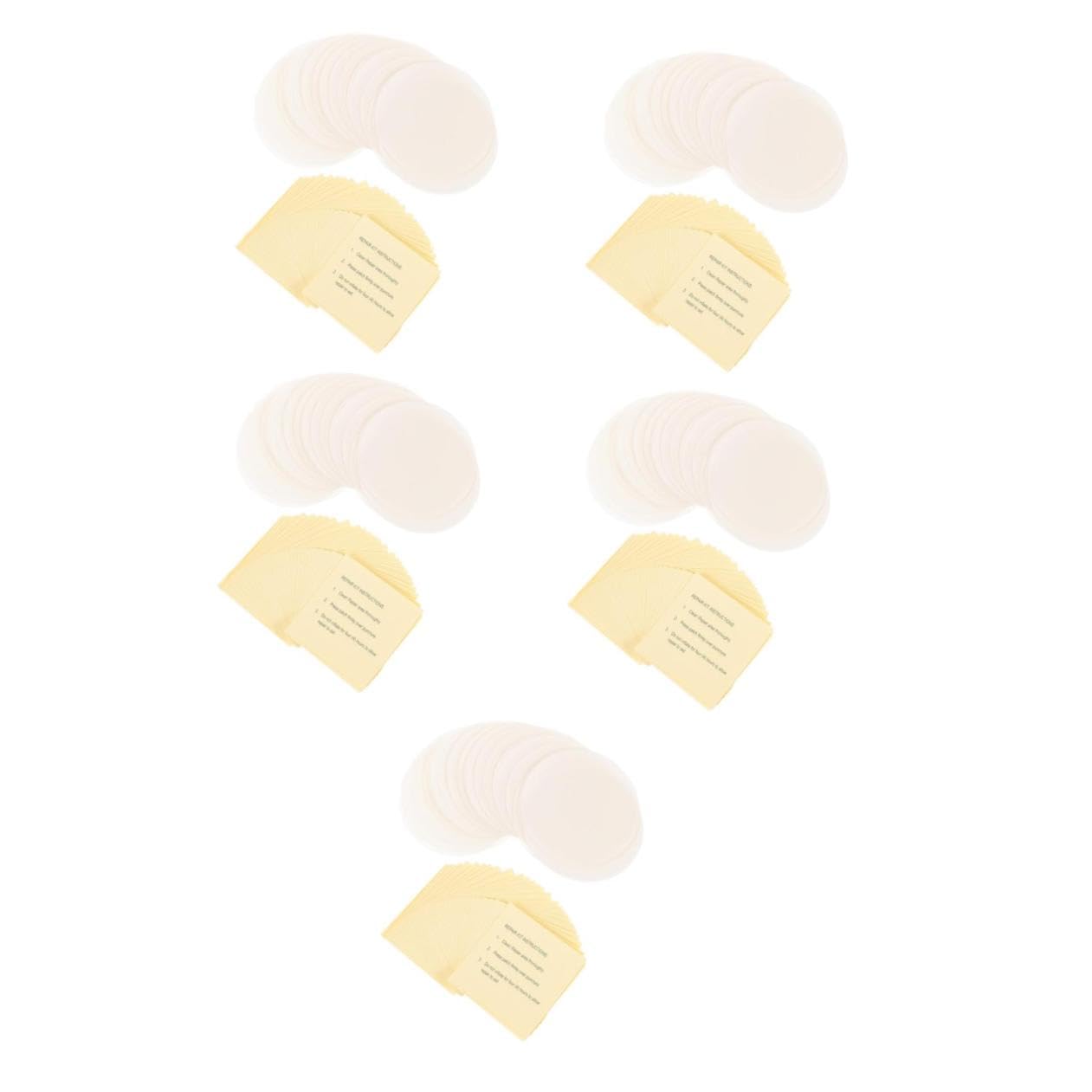 ABOOFAN 300stücke Teiliges Reparaturset Für Aufblasbare Produkte Selbstklebende Flickpatches Für Schwimmringe Boote Pools Kajaks Langlebig Praktische Anwendung Für Verschiedene