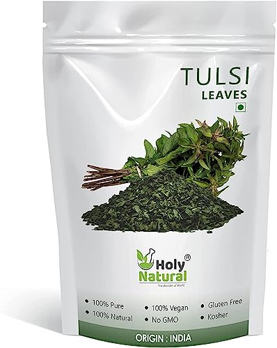 Feuilles de Tulsi séchées QURA 100g infusion basilic sacré naturel