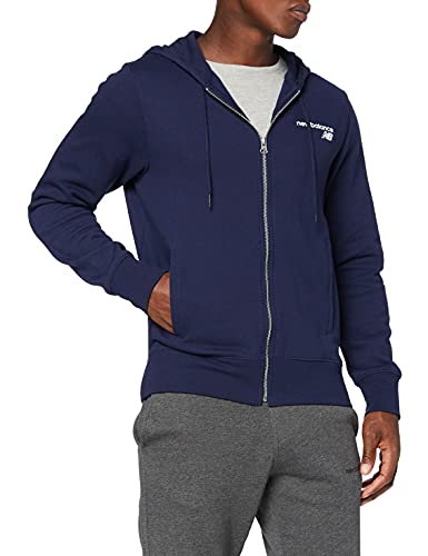 New Balance Herren MJ03907 Jacket, Dunkelblau Pigment, S