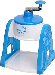 Time for Treats VKP Brands Snow Cone Maker, Small, white and blue