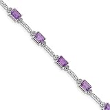tennisarm bandage kaufen Gesamtgewicht: 7,42 g. Tennisarmband 925 Sterlingsilber rhodiniert Amethyst Diamant 19,1 cm