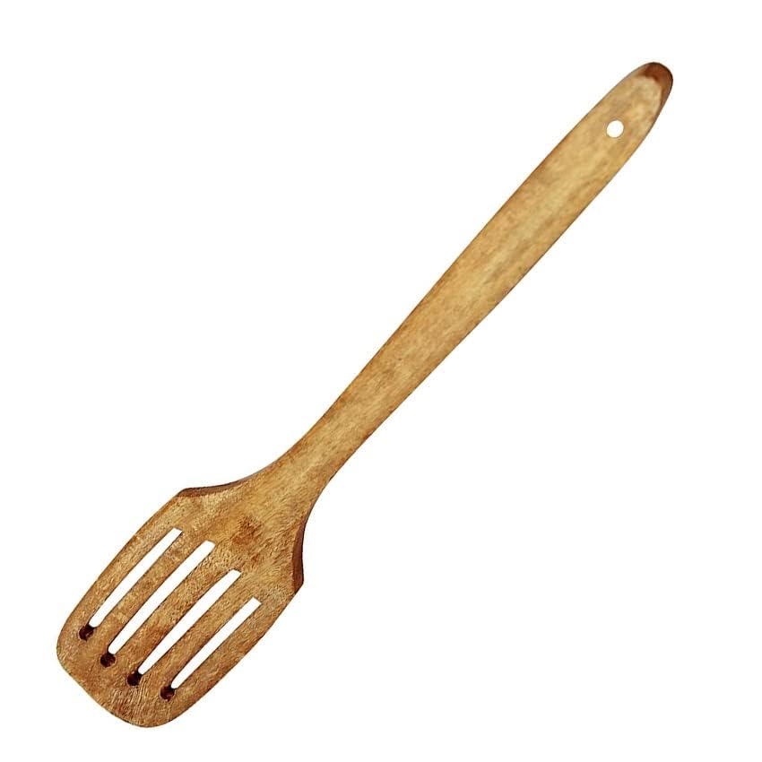 Image of Foxwood- Sheesham Wood Spatula Set | Spatula Set for Cooking Includes Frying, Serving, Spatula, Chapati Dessert, Rice Spoon | Kitchen Utensils. (Pack of 5)