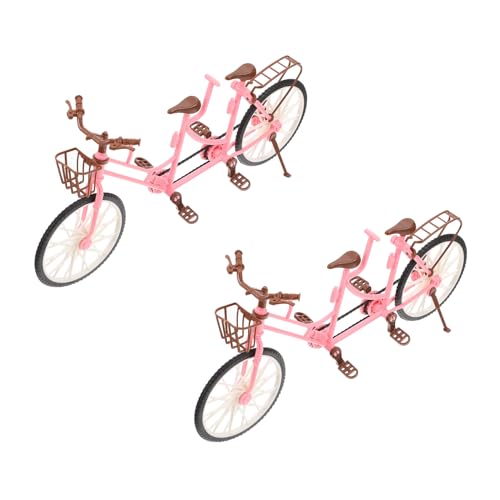 TEMPNAP 2個 双人座ミニバイク模型 製 用ディスプレイ飾り 創造的な幼児 小型握りやすいハンドル付き プレゼントに