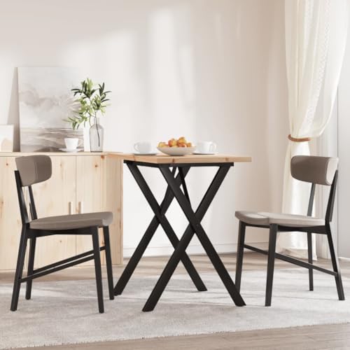 Table à manger avec structure en X : la solution gain de place pour vos repas dans les petits espaces