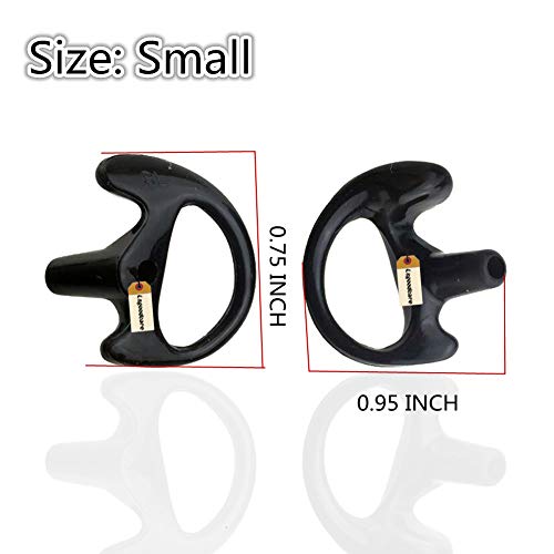 Auriculares de repuesto de silicona Lsgoodcare moldes duraderos para tubo acústico walkie talkie 2