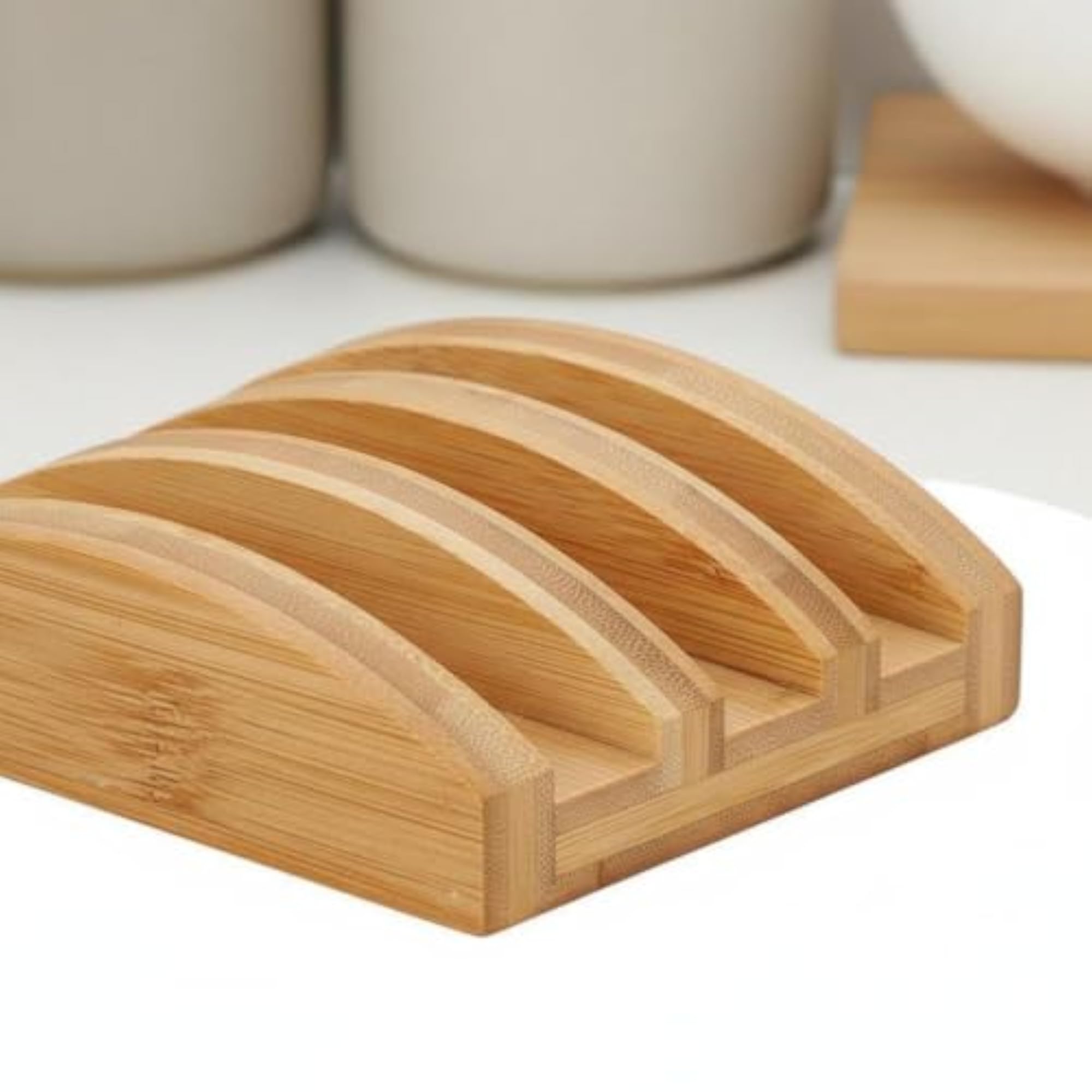 Bamboo Multi-Functional Cutting Board Holder