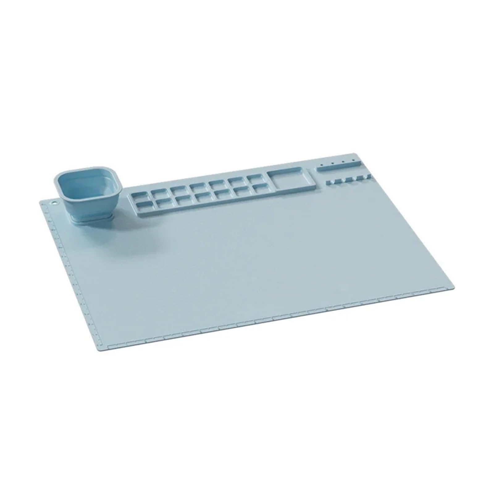Sdiuakbv Blue Silicone Painting Mat 1Pc Washable Silicone Craft Graffiti Painting Mat Diy For Drawing