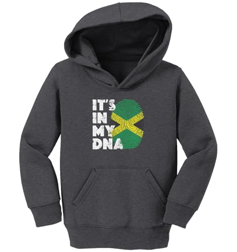 Haase Unlimited It's In My DNA Jamaica Finger Print Toddler/Youth Fleece Hoodie2