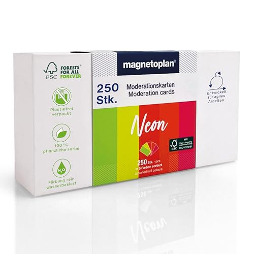 Cartes de communication magnetoplan fiches vierges de couleur 120 g/m²