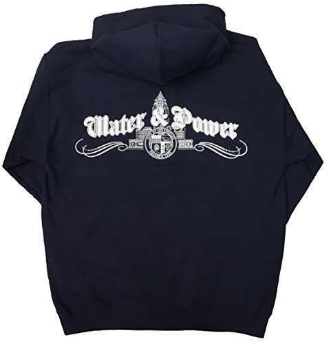 Los Angeles Water And Power DWP Pullover Hoodie Navy Blue Size"2XL"2