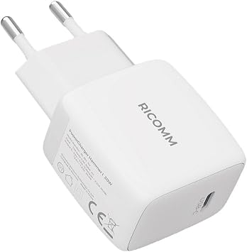 20W GaN USB-C Şarj Aleti QC4.0 PD iPhone, iPad, Samsung, Xiaomi Uyumlu Hızlı Şarj Cihazı + 2 Metre Type-C 60W Şarj Kablosu