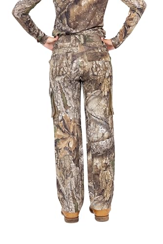 Realtree Women's All-Season Pants, Lightweight Camo Hunting Gear, Moisture-Wicking, Durable Fabric3