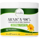 Arnica Per Cavalli Uso Umano 98%, Arnica gel Forte con Artiglio Del Diavolo